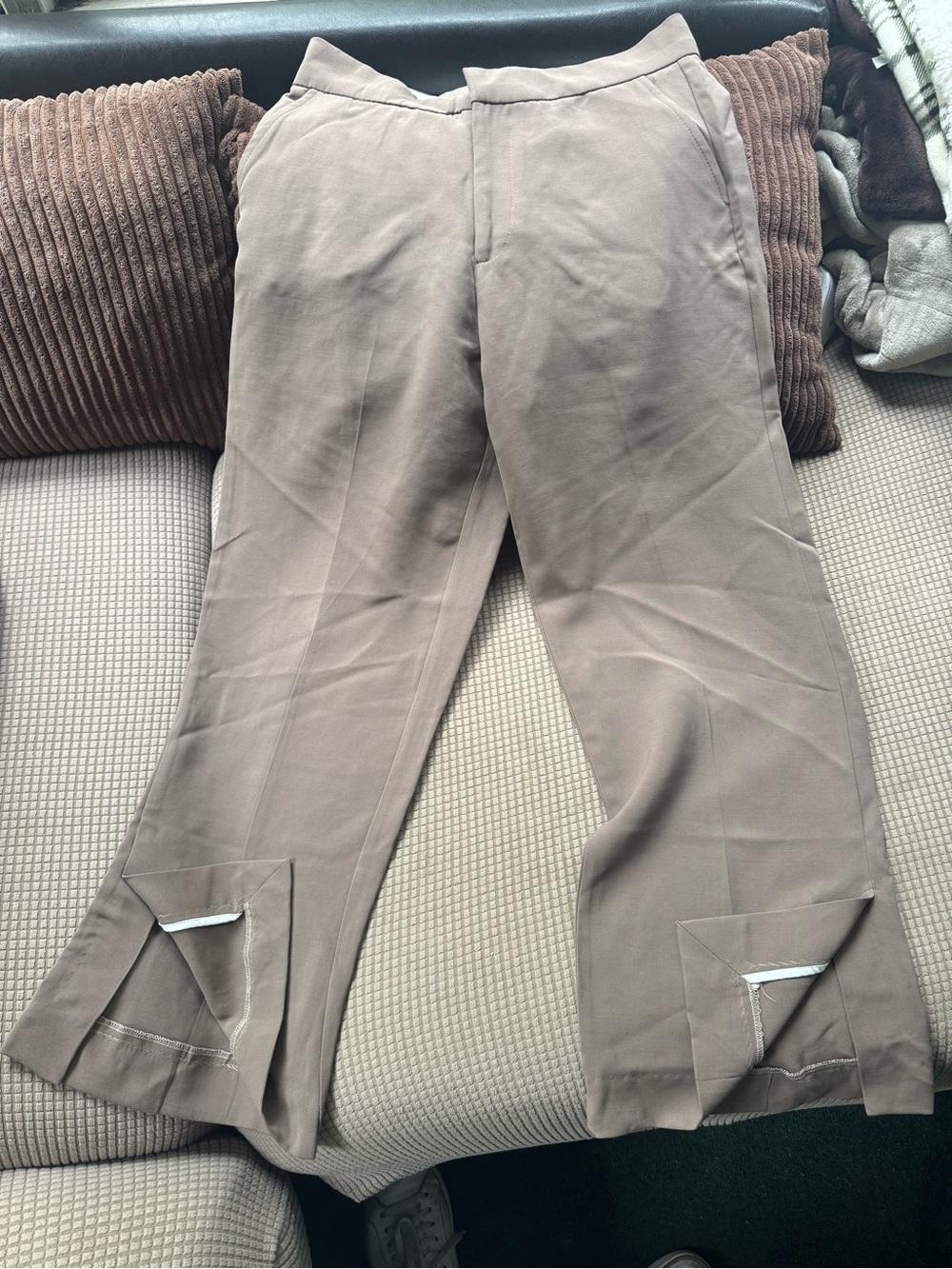 Women’s Tailored Taupe Dress Pants